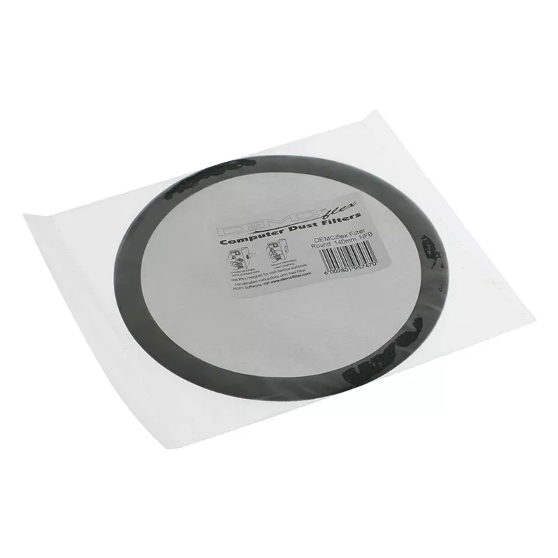 DEMCiflex DF0017 filtro antipolvere 140 mm, rotondo, nero