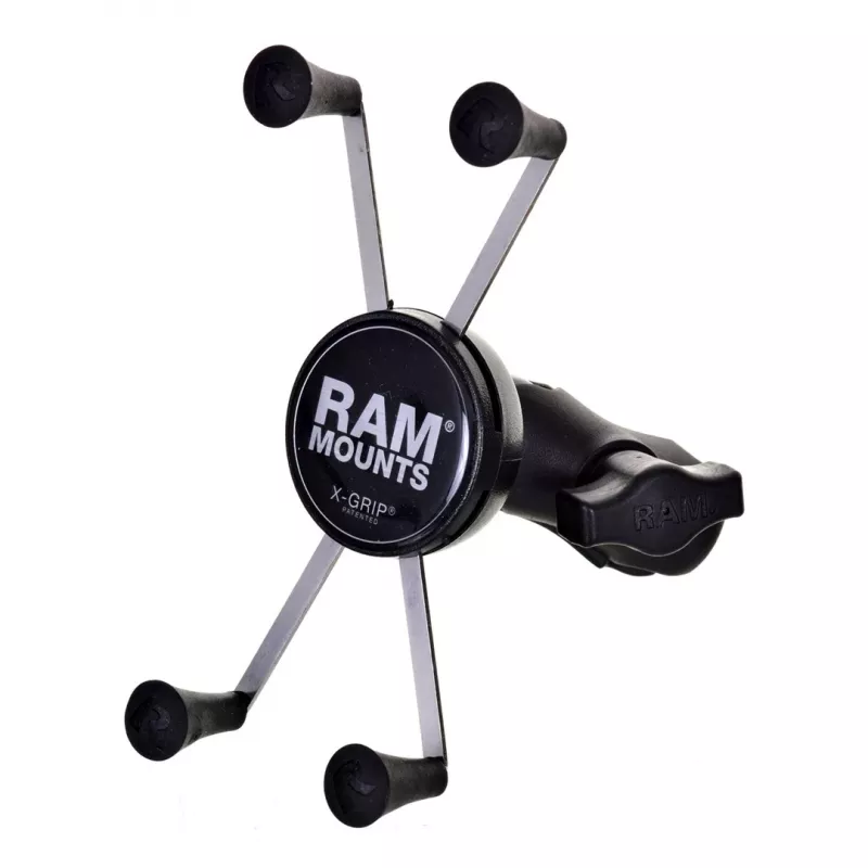 Supporto per cellulare RAM Mounts X-Grip Large con base per cannotto forcella moto