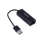 Adattatore di rete Lanberg NC-0100-01 da USB 2.0 a RJ45 100 Mbit, cavo da 0,15 m