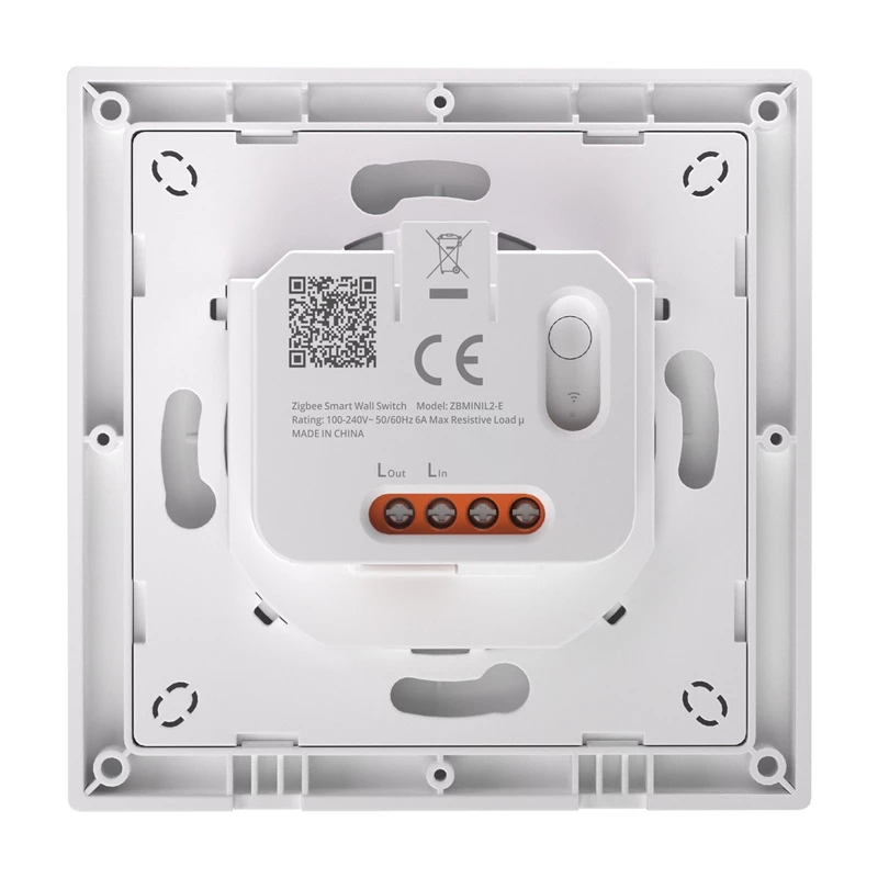 Interruttore a parete Sonoff ZBMINIL2-E ZigBee design compatto telecomando