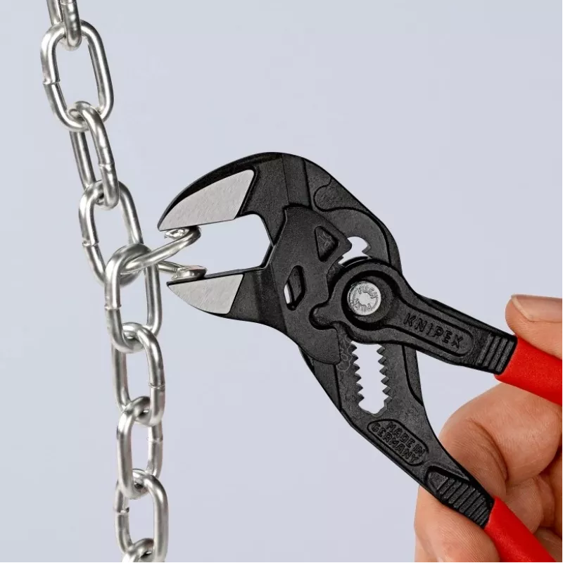 Knipex 86 01 180 chiave a pinza, 180 mm, apertura max 40 mm, regolabile in 15 posizioni, rossa