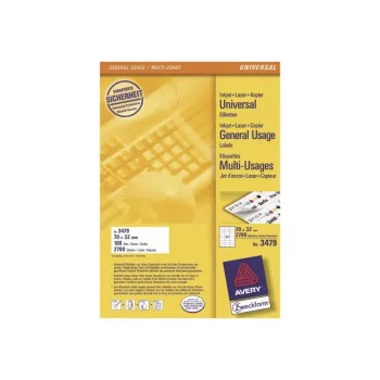 Avery-Zweckform 3479 etichette bianco carta 70x32mm adesivo permanente