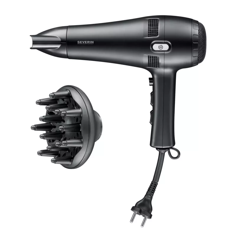 Asciugacapelli Severin HT 0165 2100 W nero lunghezza cavo 1,8 m