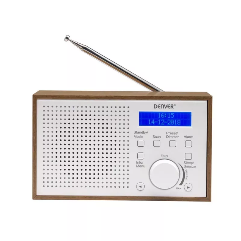 Denver DAB-46 radio portatile DAB, bianca