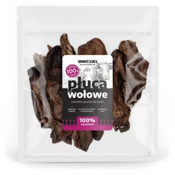 UNISZKI polmone di manzo - snack per cani - 500 g