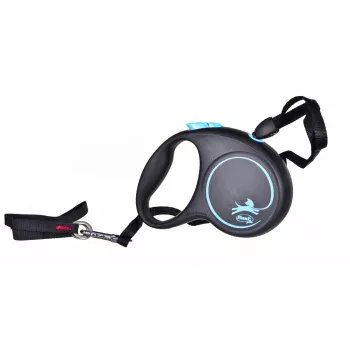 Flexi Black Design S 5 m guinzaglio per cani con meccanismo a rotella