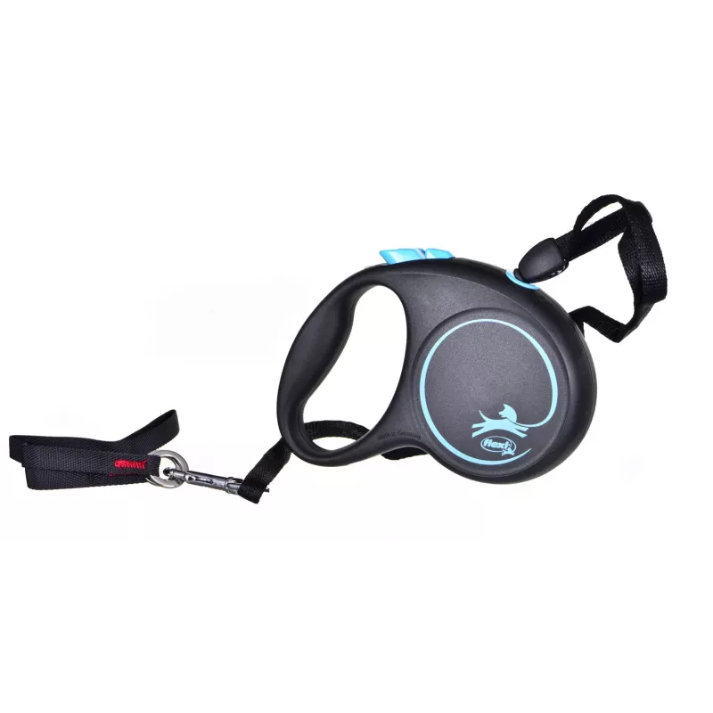 Flexi Black Design S 5 m guinzaglio per cani con meccanismo a rotella