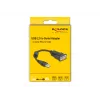 DeLOCK 61549 cavo seriale nero 0,25 m USB Type-A RS-232