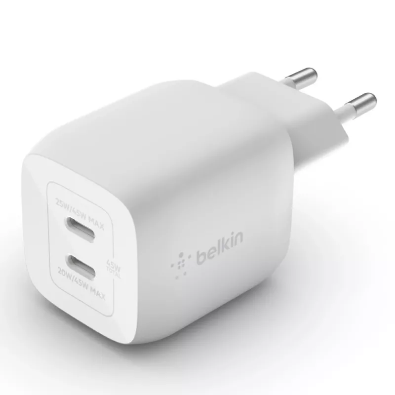 Belkin WCH011vfWH Laptop, Smartphone, Tablet bianco AC ricarica rapida per interni
