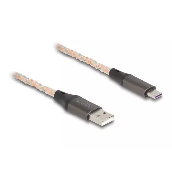 Cavo DeLOCK USB 2.0 Type-A su USB Type-C RGB 1m