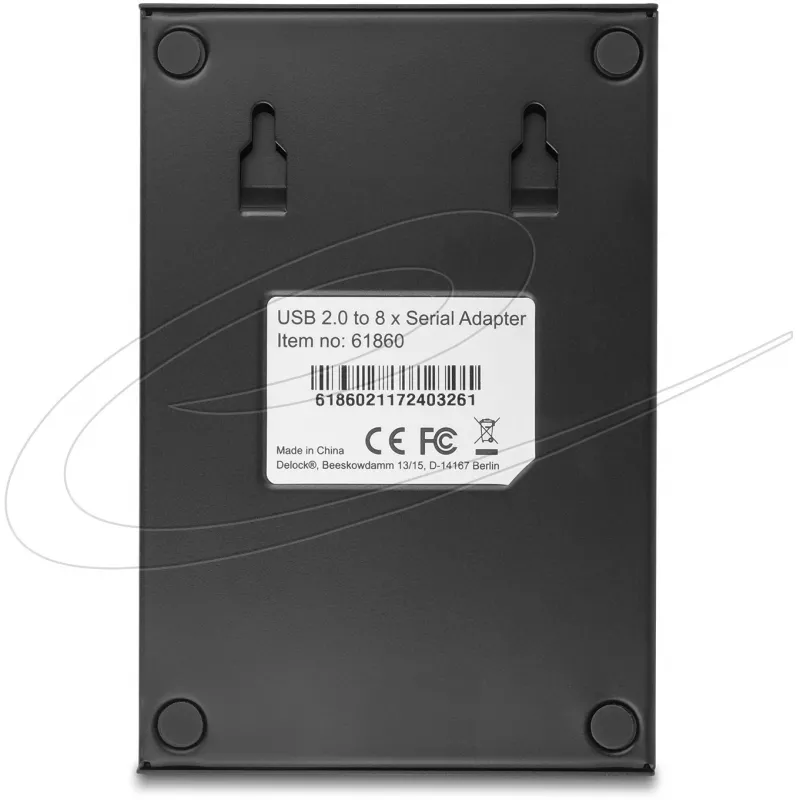 Adattatore DeLock USB2.0 su 8 x seriale - Adattatore seriale - USB2.0 - RS-232 - 8 porte (61860)