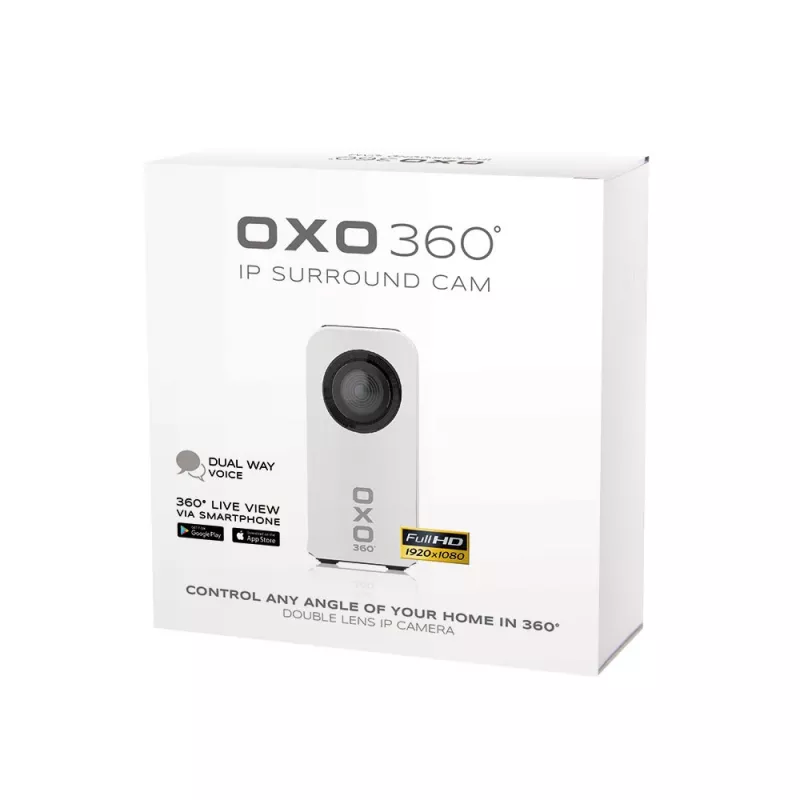 Telecamera di sorveglianza Easypix OXO 360° IP Cam 56200