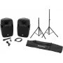 Set diffusori attivi Omnitronic XFM-212AP con treppiede MOVE MK2, coppia
