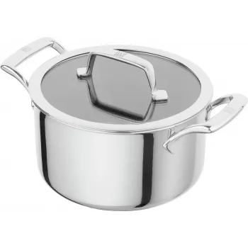 Pentola ZWILLING Peak 24 cm, acciaio inox 18/10, argento