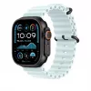 Apple cinturino Ocean 49mm Ice blu – finitura titanio nero
