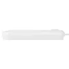 Ciabatta MACLEAN MCE394W — 3 prese, 3×USB 2,1A, 110–240V AC, 2500W, cavo 1,5 m, bianco