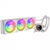 KRUX HydroGlance 360 ARGB dissipatore a liquido AIO con LCD, 360 mm, bianco