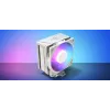 Dissipatore CPU ad aria MODECOM Volcano 0C T721 ARGB 120 bianco, single tower, ventola 120 mm