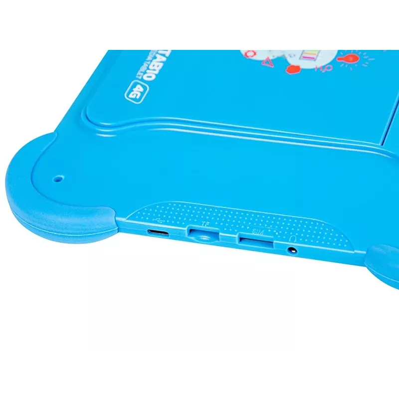 BLOW KidsTAB10 4G tablet, 10,1 pollici FHD 1920x1200, octa-core T606 1,6 GHz, 4 GB RAM, 64 GB, Android 12, LTE, GPS, con custodia, blu