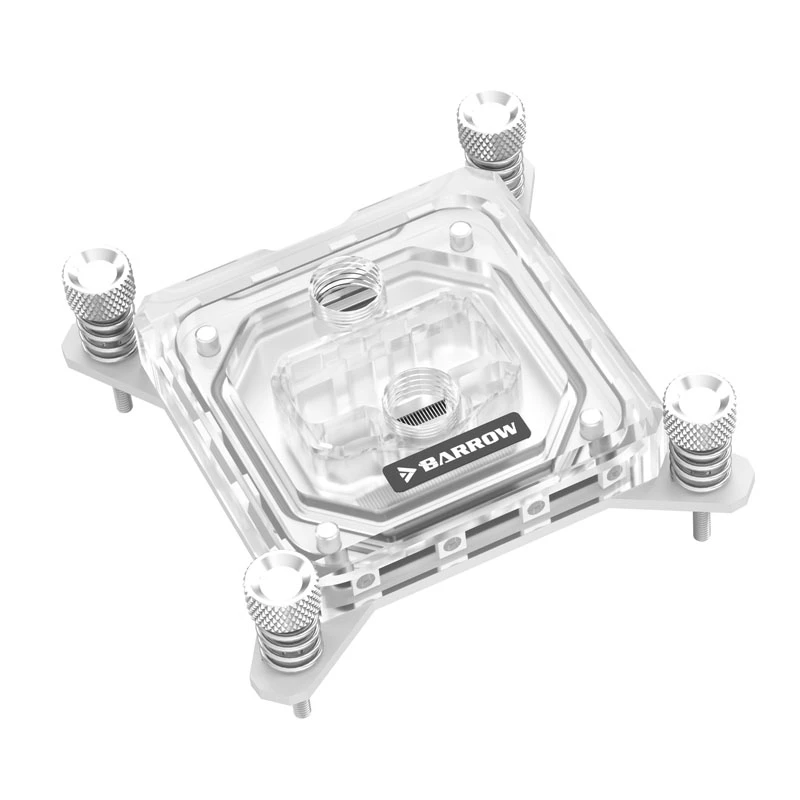 Water block BARROWCH LTYK3-04I Acrilico Rame Trasparente Bianco