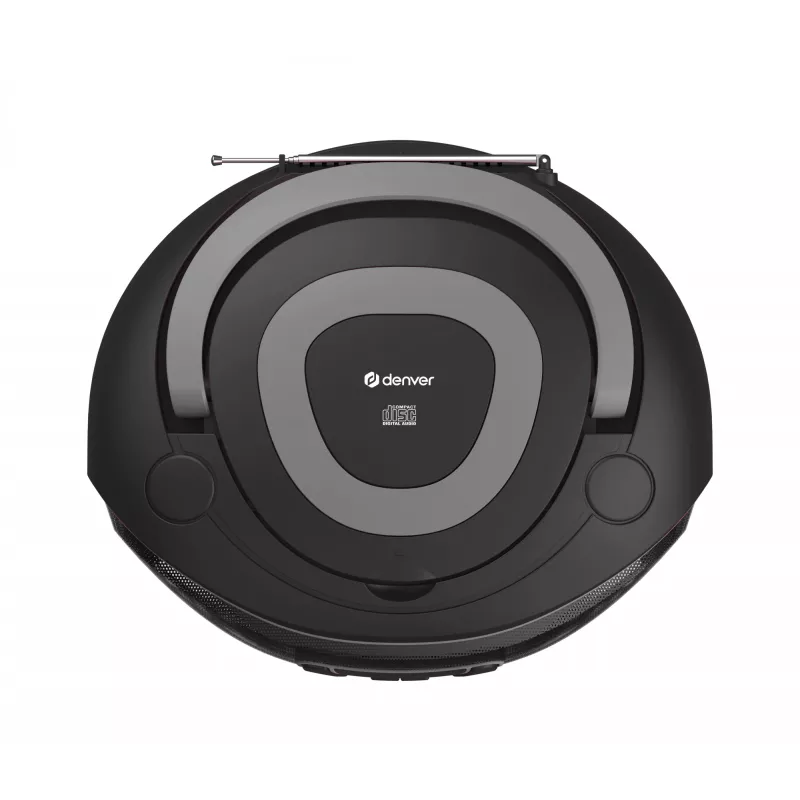 Denver TDB-212GR boombox DAB+ con lettore CD, DAB+/FM, Bluetooth, USB, AUX, grigio