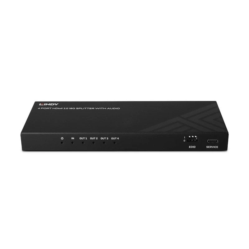 Lindy 38535 splitter HDMI 8K60 a 4 porte con audio