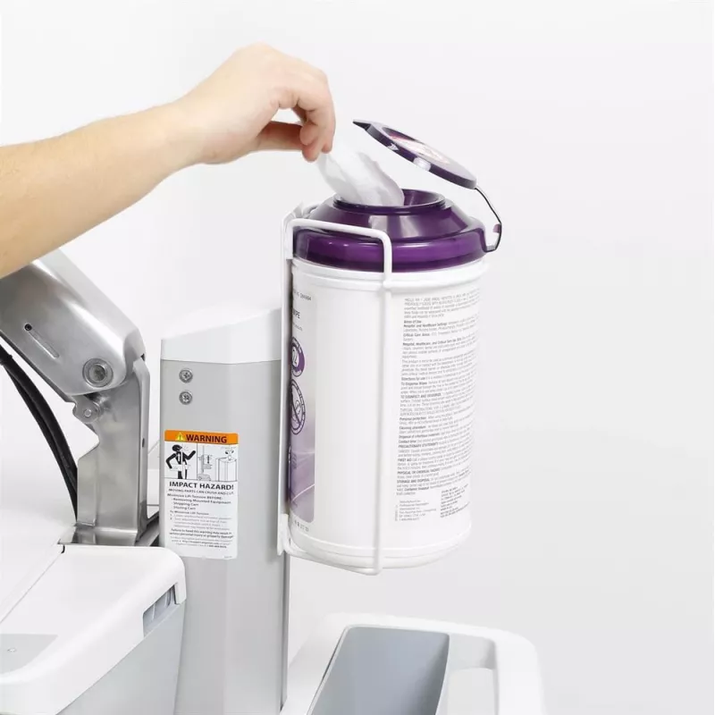 Ergotron T-Slot supporto per salviette bianco