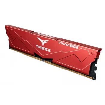 Team Group VULCAN FLRD532G6000HC30DC01, 32 GB, 2 x 16 GB, DDR5, 6000 MHz, 288-pin DIMM, rosso