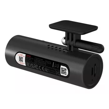 70mai M200 Dashcam, 1080p Full HD 1920×1080, H.265, 60 fps, batteria 300 mAh, Wi-Fi, microSD fino a 128 GB, apertura f/1.8, nero