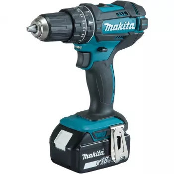 Makita DHP482RFX9 - Trapano avvitatore a percussione - batteria - mandrino autoserrante 13 mm - 62 N·m - 2 batterie, caricabatterie inclusi - 18 V (DHP482RFX9)