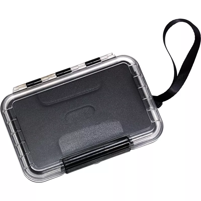 Custodia per cellulare B&W Type 200 nera/trasparente con inserto in schiuma