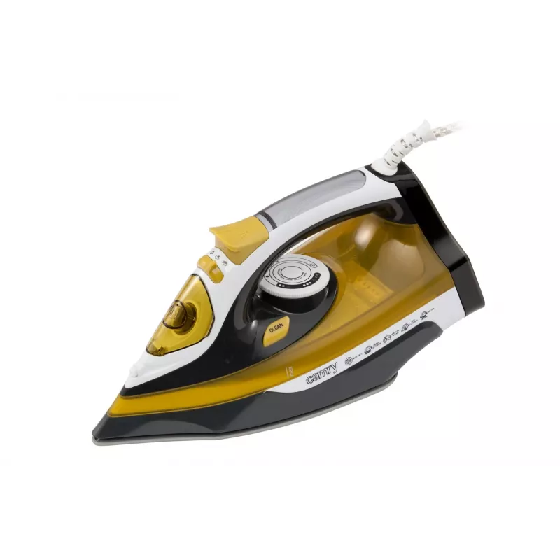 Ferro da stiro Camry CR 5029 ferro da stiro a vapore nero, giallo 2400 W