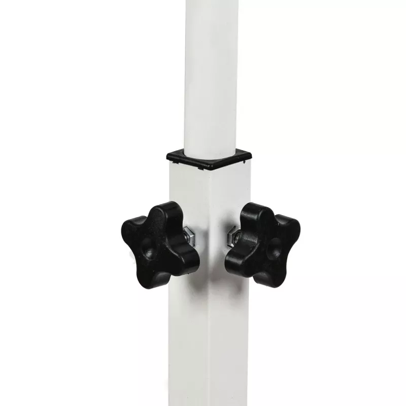 Maclean supporto mobile per scrivania/laptop, bianco, regolazione in altezza 59-89 cm, max 30 kg, MC-121 W