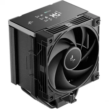 Dissipatore ad aria DeepCool AK700 Digital NYX, ventola da 120 mm, pressione aria max 5,13 mmH2O, 98×126×157 mm, nero