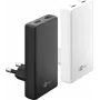 Caricabatterie rapido doppio Goobay USB-C PD GaN 90° Flat 65 W nero - 2x -porte (75725)