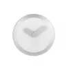 NeXtime orologio 2615zi Focus, Ø25 cm, orologio da parete, bianco/argento