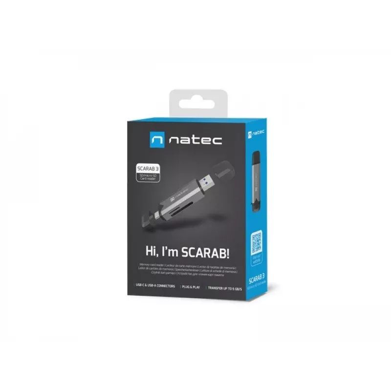 Lettore di schede SCARAB 3 USB A/C SD/MICRO USB 3.
