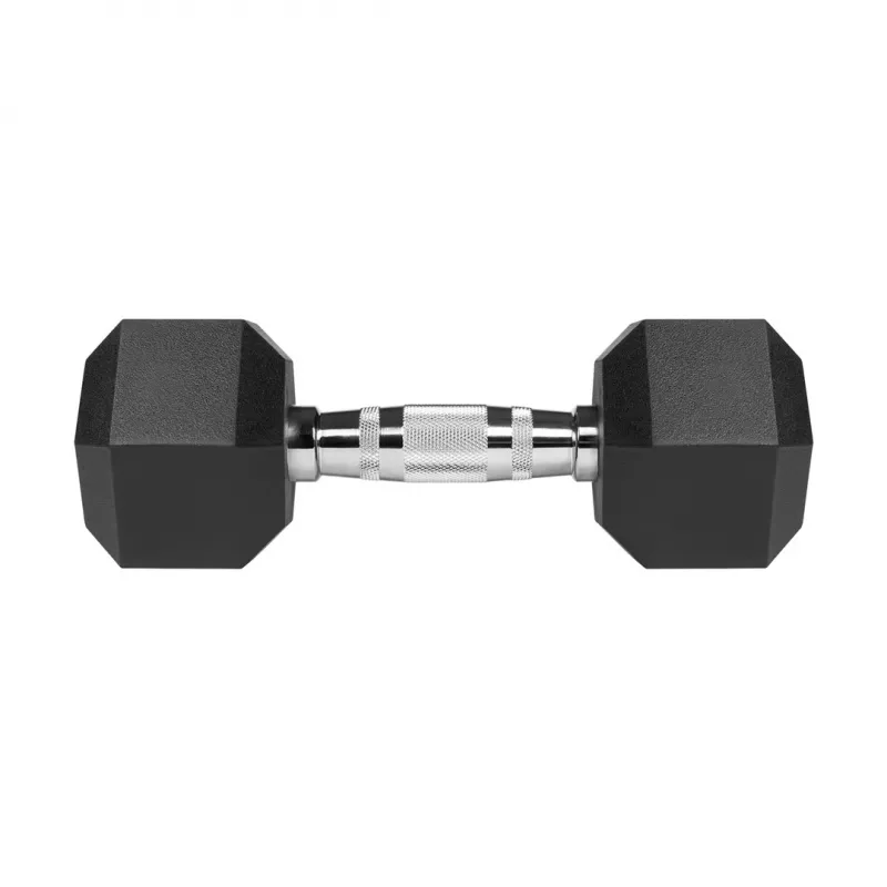 Dischi per manubrio in ghisa gommata HEX 2x6 kg REBEL ACTIVE