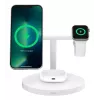 Belkin BoostCharge Pro cuffie, smartphone, smartwatch bianco USB ricarica wireless ricarica rapida per interni