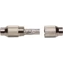 Connettore coassiale Renkforce 0410320 connettore metallico per antenna-TV-rete