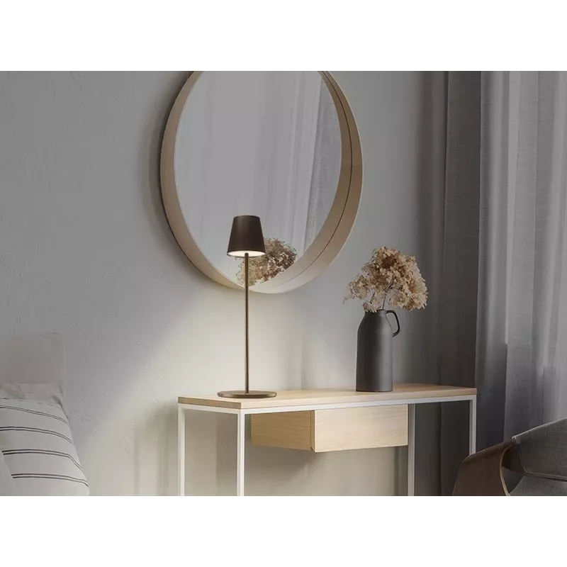 Beper P201UTP403 lampada da divano ricaricabile, controllo touch, altezza regolabile, 2,3 W, Corten