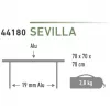 High Peak Tavolo da campeggio Sevilla 44180
