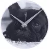 NeXtime orologio 5173 Little Dog, Ø20 cm, da parete, nero