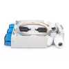 Box per guida DIN in fibra ottica DIGITUS DN-963890, OS2, adattatore SC con pigtail da 2 m, acciaio, blu/grigio