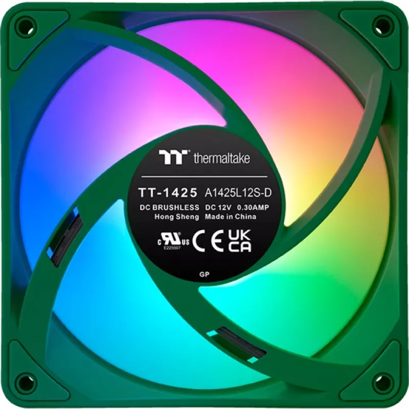 Ventole Thermaltake CT140 EX ARGB Sync 14 cm verde 3 pezzi 500-1800 U/min