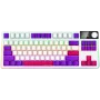LORGAR KBP70TKLW, tastiera da gaming meccanica TKL wireless Pro, bianco, layout EN