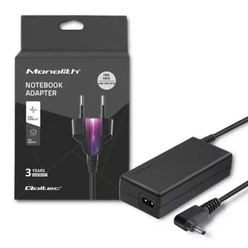 Qoltec 51506.45W alimentatore per ASUS | 45W | 19V | 2,37A | 4,0*1,35 | +cavo di alimentazione