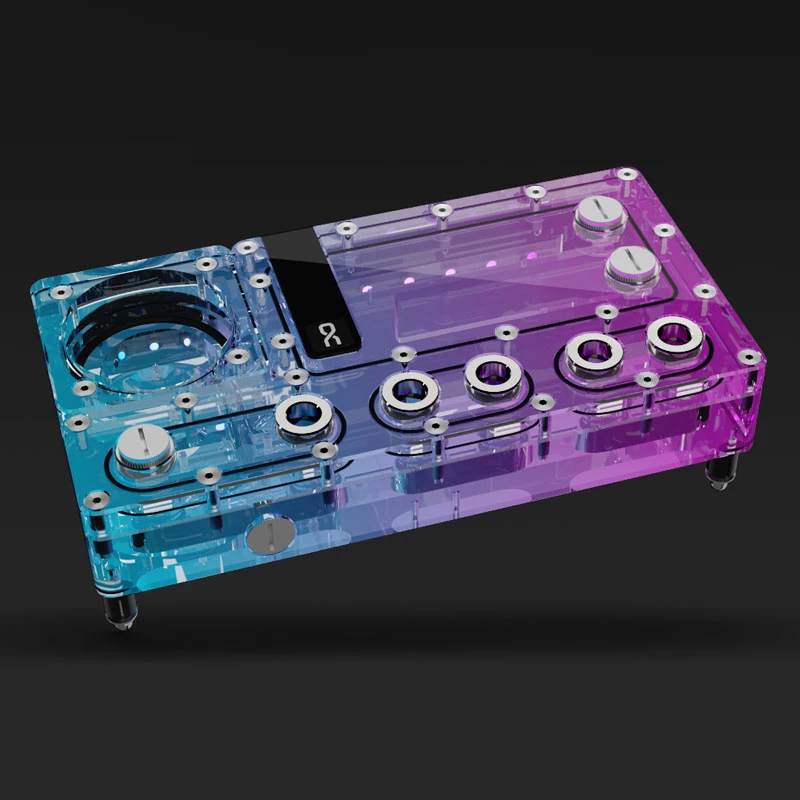 Serbatoio Alphacool Core Distro Plate acrilico trasparente 125x240x68,8mm