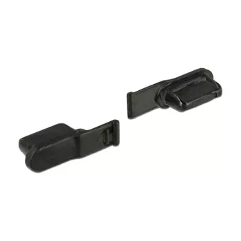 Copripresa di sicurezza DELOCK 64033, nero, 5×12,5×3,5 mm, confezione da 10