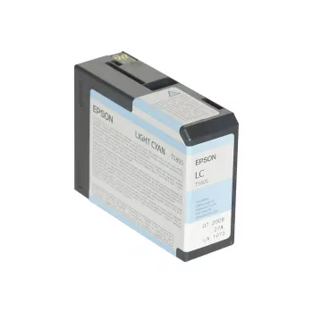 Epson confezione singola ciano chiaro T580500, ciano chiaro, inchiostro pigmentato, 80 ml, 1 pezzo, confezione singola